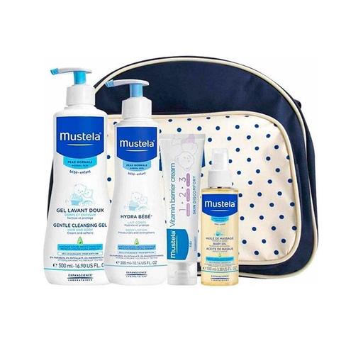 ست بهداشتی نوزاد موستلا Mustela set همراه با کیف